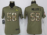 Women Nike Broncos 58 Von Miller Olive Camo Salute To Service Limited Jersey,baseball caps,new era cap wholesale,wholesale hats